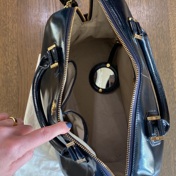 Tory Burch matching navy bag and wallet - Picture 9 of 15